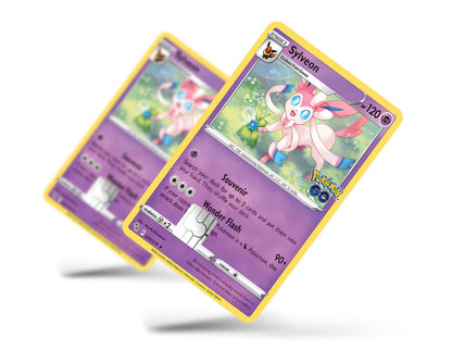 Anime Town Creations Credit Card Cute Sylveon Pokemon Card Full Skins - Anime Pokemon Credit Card Skin