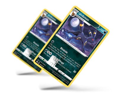 Anime Town Creations Credit Card Cute Umbreon Pokemon Card Full Skins - Anime Pokemon Credit Card Skin