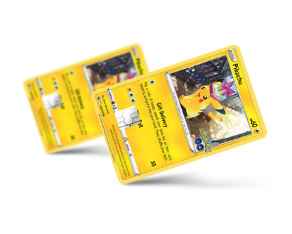 Anime Town Creations Credit Card Gift Pikachu Pokemon Card Full Skins - Anime Pokemon Credit Card Skin