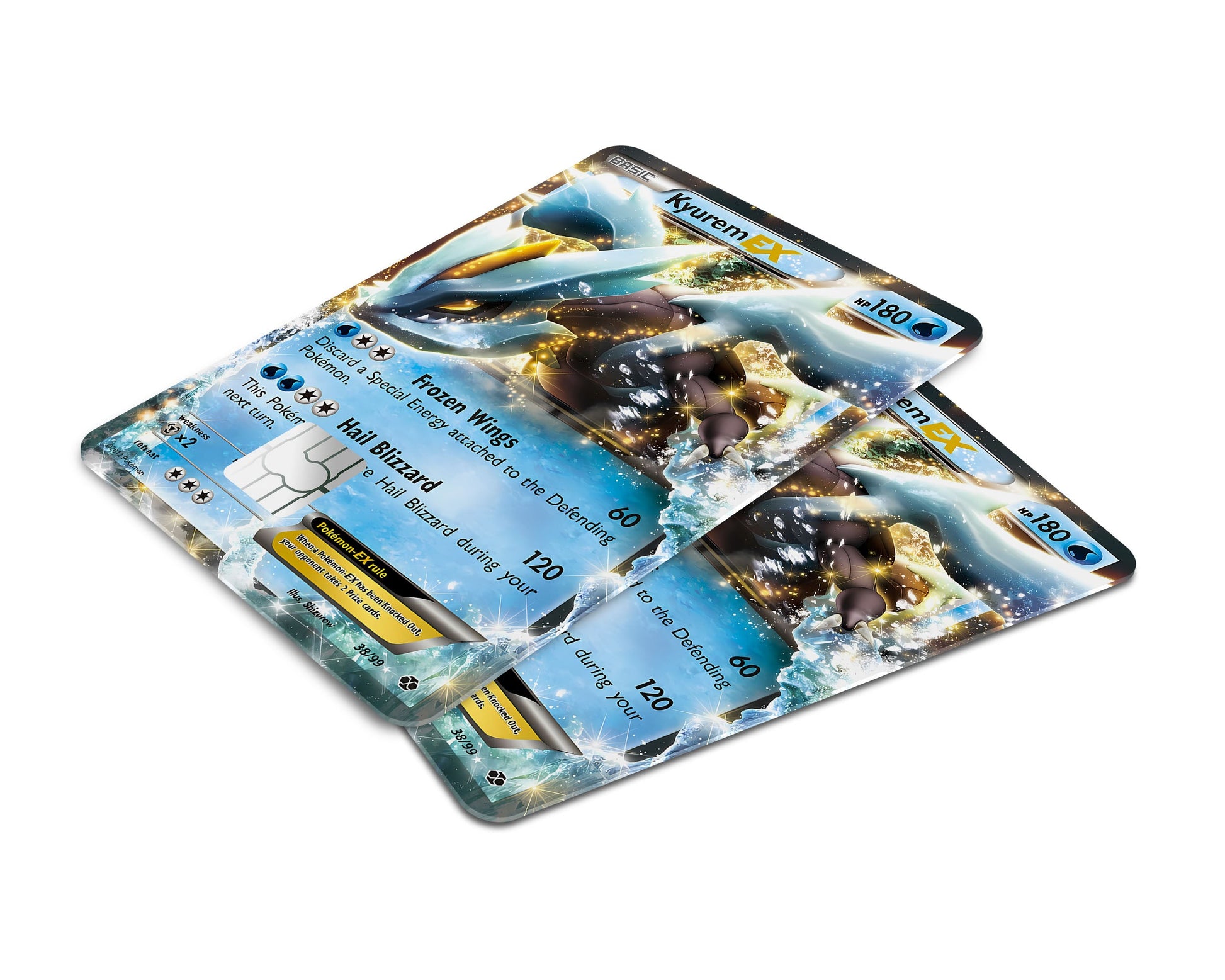 Anime Town Creations Credit Card Kyurem Pokemon Card Window Skins - Anime Pokemon Credit Card Skin