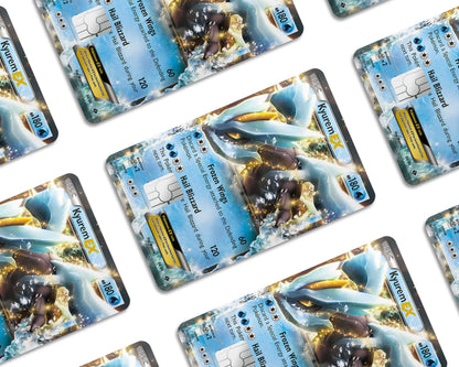 Anime Town Creations Credit Card Kyurem Pokemon Card Window Skins - Anime Pokemon Credit Card Skin