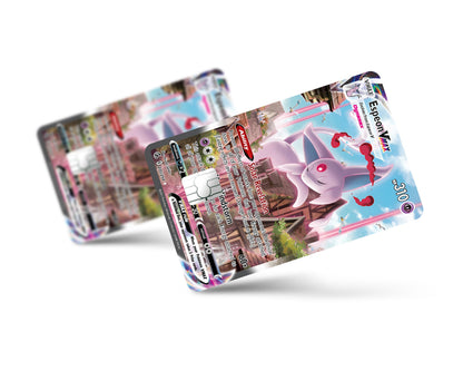 Anime Town Creations Credit Card Rare Espeon Pokemon Card Full Skins - Anime Pokemon Credit Card Skin