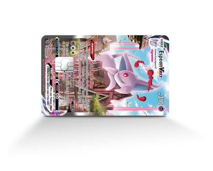 Anime Town Creations Credit Card Rare Espeon Pokemon Card Full Skins - Anime Pokemon Credit Card Skin