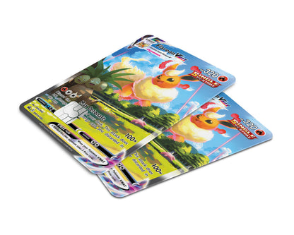Anime Town Creations Credit Card Rare Flareon Pokemon Card Window Skins - Anime Pokemon Credit Card Skin