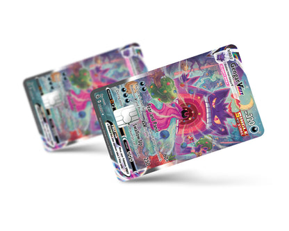 Anime Town Creations Credit Card Rare Gengar Vmax Pokemon Card Full Skins - Anime Pokemon Credit Card Skin