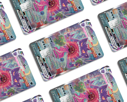 Anime Town Creations Credit Card Rare Gengar Vmax Pokemon Card Window Skins - Anime Pokemon Credit Card Skin