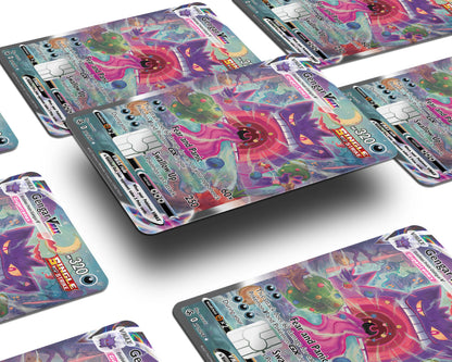 Anime Town Creations Credit Card Rare Gengar Vmax Pokemon Card Window Skins - Anime Pokemon Credit Card Skin