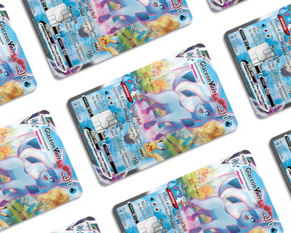 Anime Town Creations Credit Card Rare Glaceon Pokemon Card Window Skins - Anime Pokemon Credit Card Skin