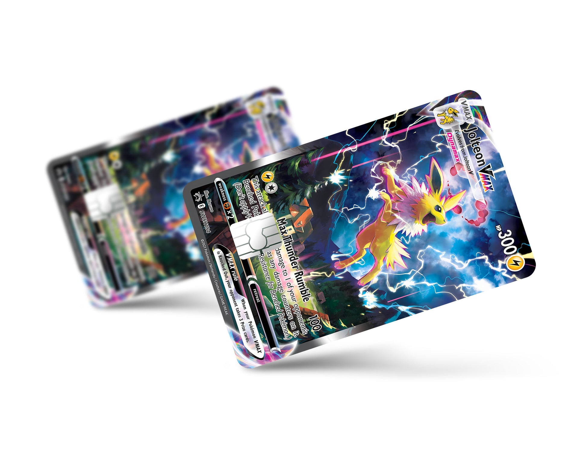 Anime Town Creations Credit Card Rare Jolteon Pokemon Card Full Skins - Anime Pokemon Credit Card Skin