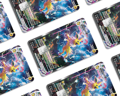 Anime Town Creations Credit Card Rare Jolteon Pokemon Card Window Skins - Anime Pokemon Credit Card Skin