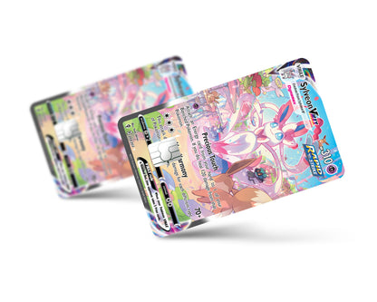 Anime Town Creations Credit Card Rare Sylveon Pokemon Card Full Skins - Anime Pokemon Credit Card Skin