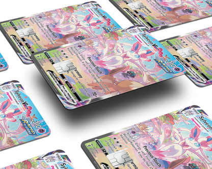 Anime Town Creations Credit Card Rare Sylveon Pokemon Card Window Skins - Anime Pokemon Credit Card Skin