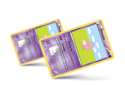 Anime Town Creations Credit Card Slowpoke Pokemon Card Full Skins - Anime Pokemon Credit Card Skin