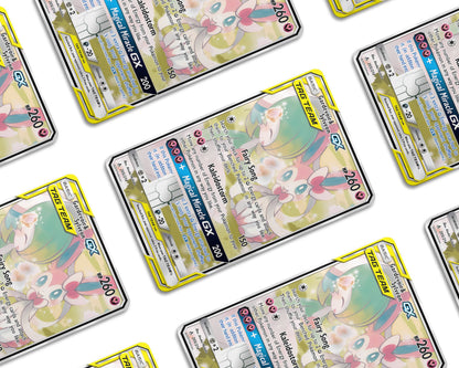 Anime Town Creations Credit Card Tag Gardevoir & Sylveon Pokemon Card Window Skins - Anime Pokemon Credit Card Skin