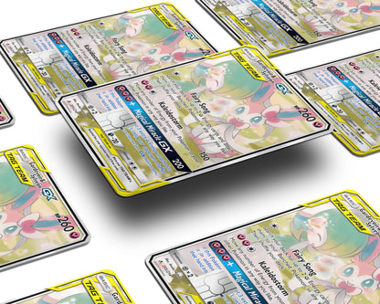 Anime Town Creations Credit Card Tag Gardevoir & Sylveon Pokemon Card Window Skins - Anime Pokemon Credit Card Skin
