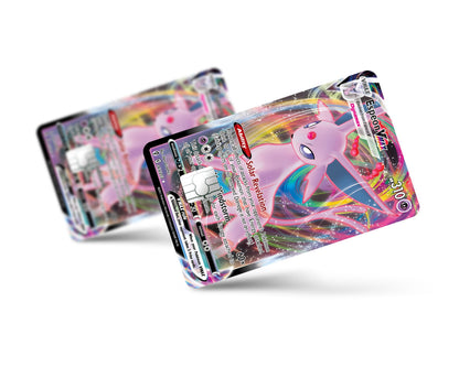 Anime Town Creations Credit Card Vmax Espeon Pokemon Card Full Skins - Anime Pokemon Credit Card Skin