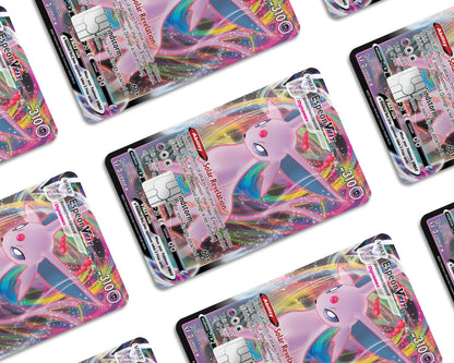 Anime Town Creations Credit Card Vmax Espeon Pokemon Card Window Skins - Anime Pokemon Credit Card Skin