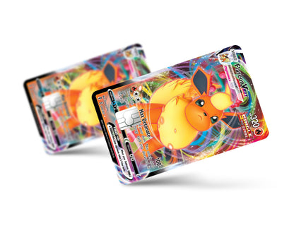 Anime Town Creations Credit Card Vmax Flareon Pokemon Card Full Skins - Anime Pokemon Credit Card Skin