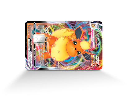 Anime Town Creations Credit Card Vmax Flareon Pokemon Card Full Skins - Anime Pokemon Credit Card Skin