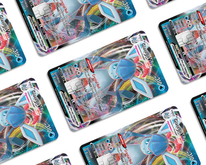 Anime Town Creations Credit Card Vmax Glaceon Pokemon Card Window Skins - Anime Pokemon Credit Card Skin