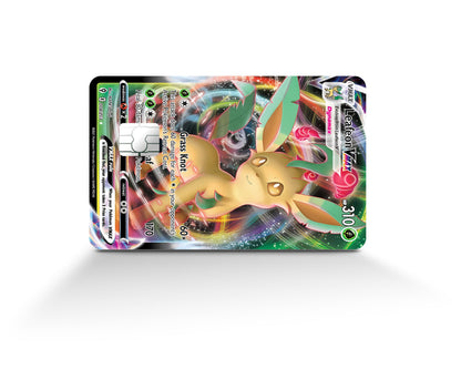 Anime Town Creations Credit Card Vmax Leafeon Pokemon Card Full Skins - Anime Pokemon Credit Card Skin