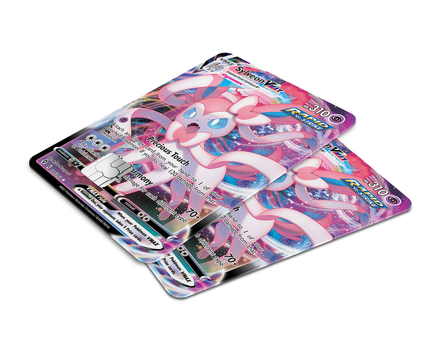Anime Town Creations Credit Card Vmax Sylveon Pokemon Card Window Skins - Anime Pokemon Credit Card Skin