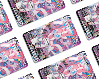 Anime Town Creations Credit Card Vmax Sylveon Pokemon Card Window Skins - Anime Pokemon Credit Card Skin