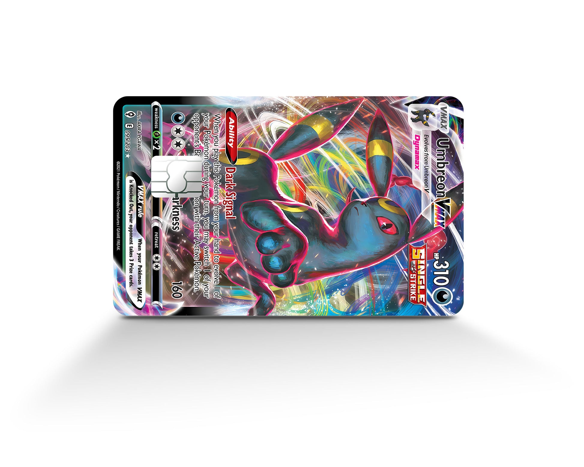 Anime Town Creations Credit Card Vmax Umbreon Pokemon Card Full Skins - Anime Pokemon Credit Card Skin