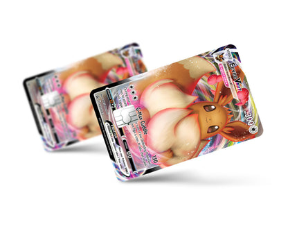 Anime Town Creations Credit Card Vmax Eevee Pokemon Card Full Skins - Anime Pokemon Credit Card Skin