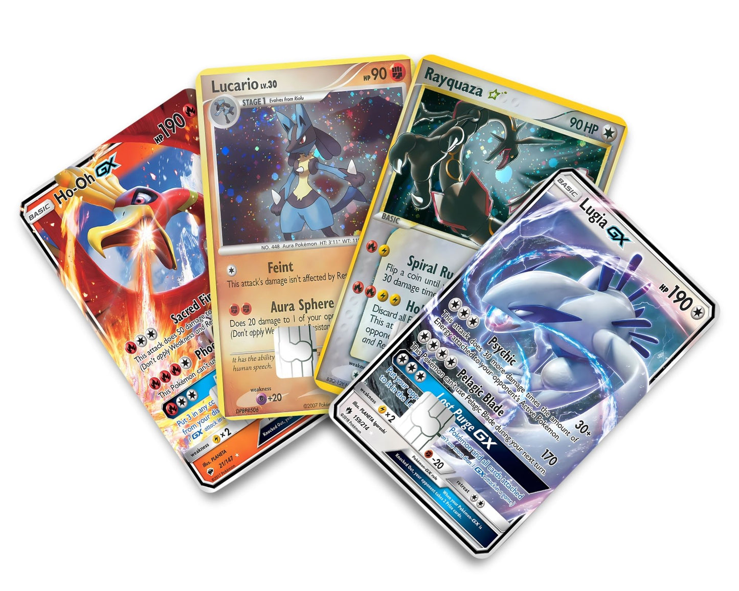 Legendary Pokemon Cards Credit Card Bundle Skin