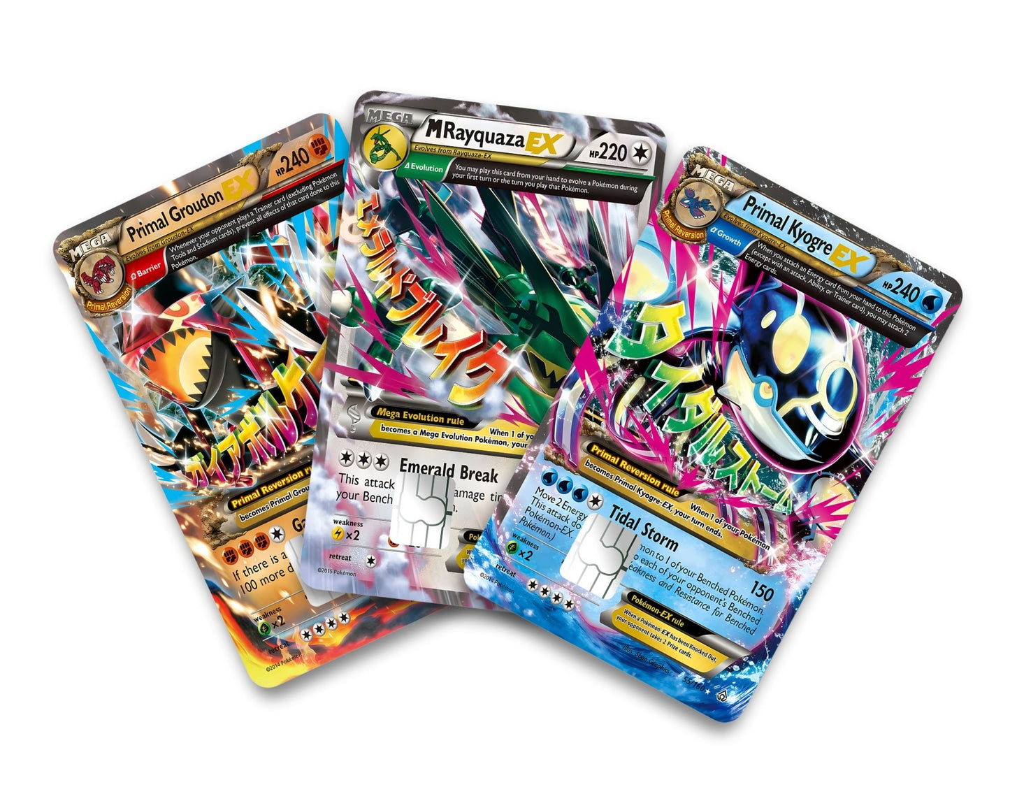 Pokemon Mega Weather Trio Credit Card Bundle Skin