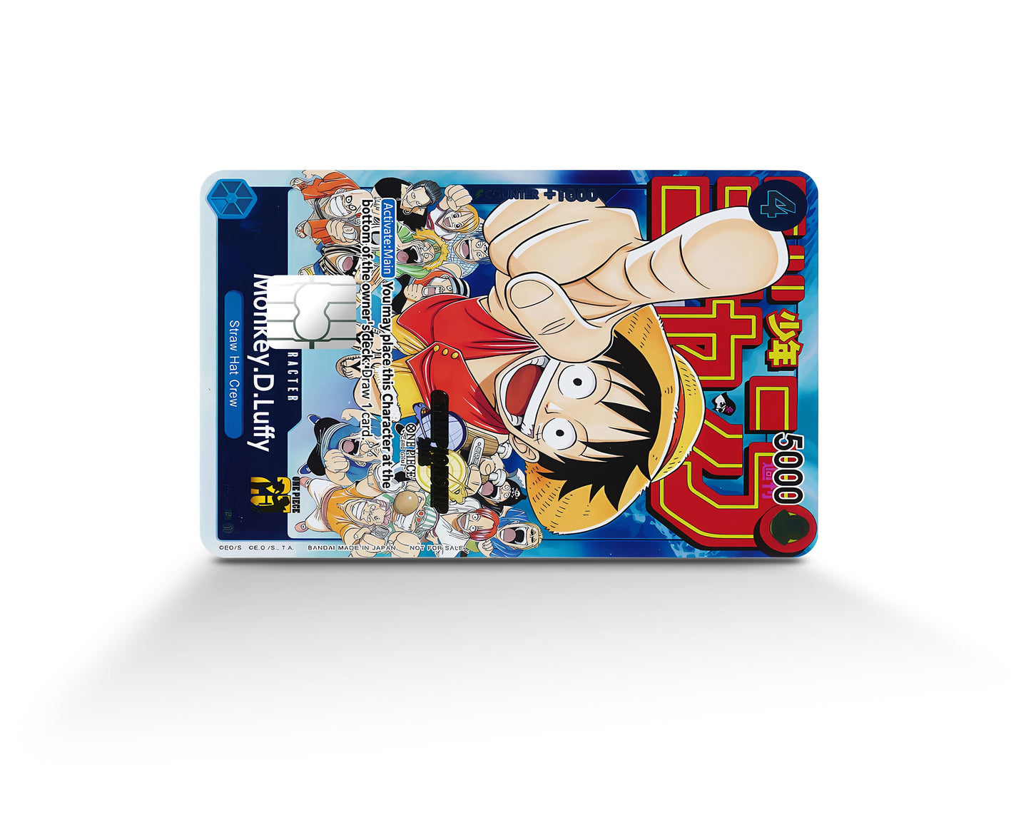 Anime Town Creations Credit Card Events Luffy One Piece Card Full Skins - Anime One Piece Credit Card Skin