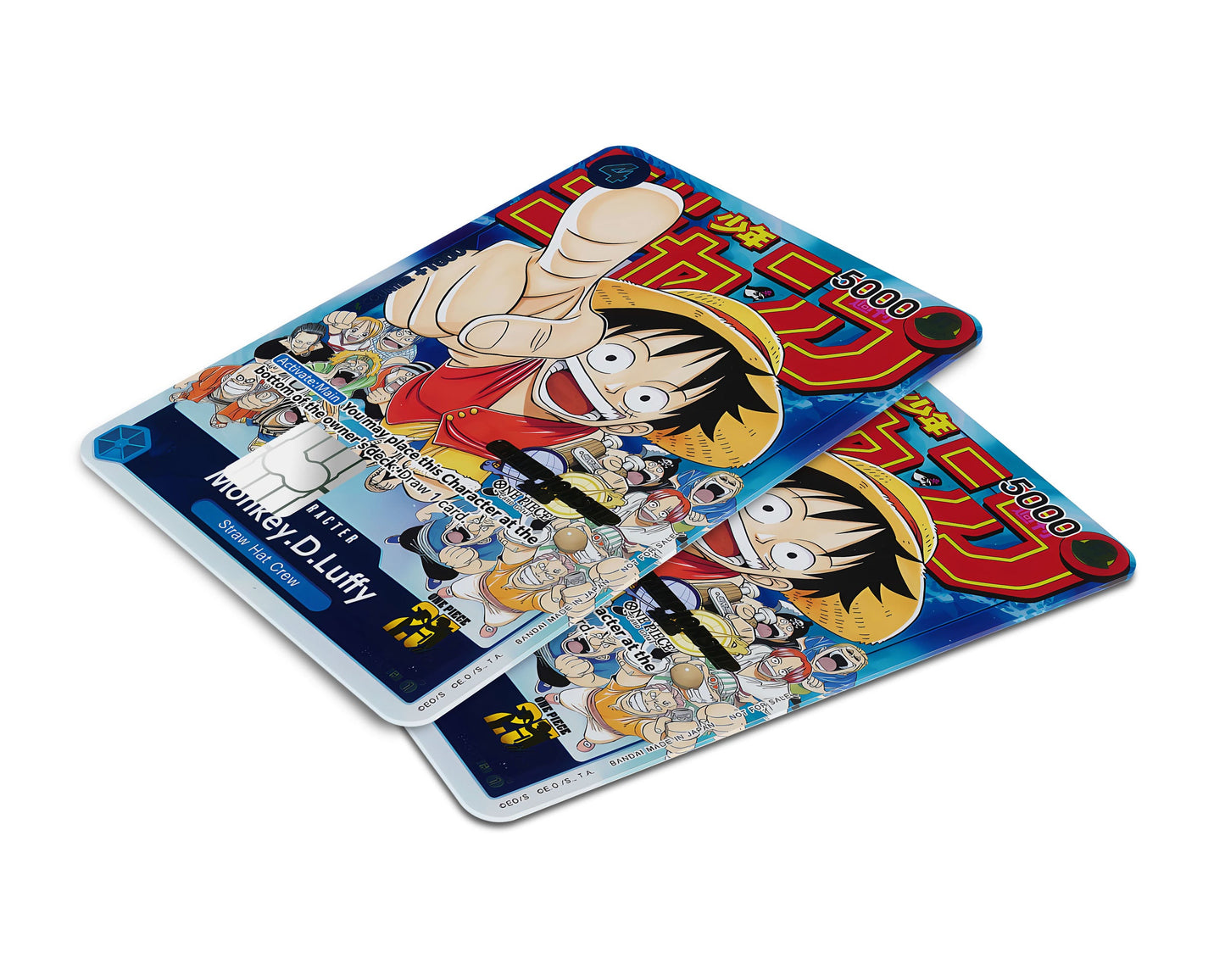 Anime Town Creations Credit Card Events Luffy One Piece Card Window Skins - Anime One Piece Credit Card Skin