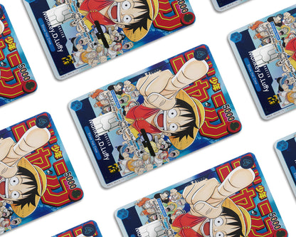 Anime Town Creations Credit Card Events Luffy One Piece Card Window Skins - Anime One Piece Credit Card Skin