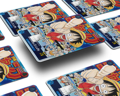 Anime Town Creations Credit Card Events Luffy One Piece Card Window Skins - Anime One Piece Credit Card Skin