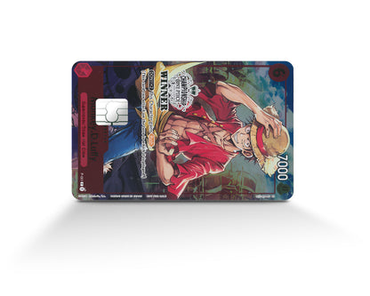 Anime Town Creations Credit Card Luffy Artistic One Piece Card Full Skins - Anime One Piece Credit Card Skin