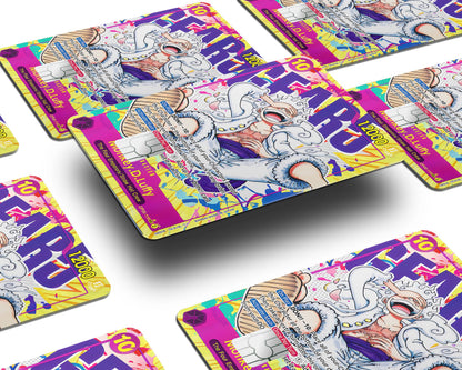 Anime Town Creations Credit Card Luffy Gear 5 One Piece Card Window Skins - Anime One Piece Credit Card Skin