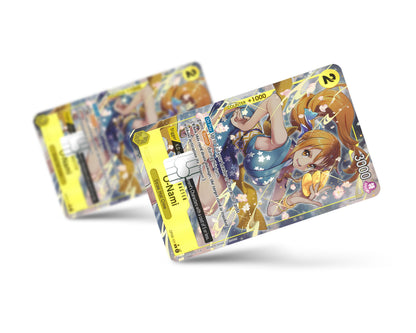 Anime Town Creations Credit Card Nami One Piece Card Full Skins - Anime One Piece Credit Card Skin
