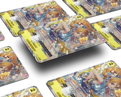 Anime Town Creations Credit Card Nami One Piece Card Window Skins - Anime One Piece Credit Card Skin
