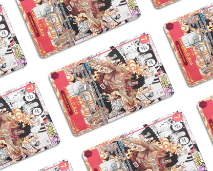 Anime Town Creations Credit Card Portgas D Ace One Piece Card Window Skins - Anime One Piece Credit Card Skin