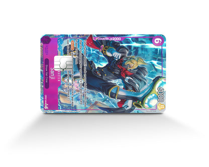 Anime Town Creations Credit Card Sanjir One Piece Card Full Skins - Anime One Piece Credit Card Skin