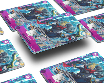 Anime Town Creations Credit Card Sanjir One Piece Card Window Skins - Anime One Piece Credit Card Skin