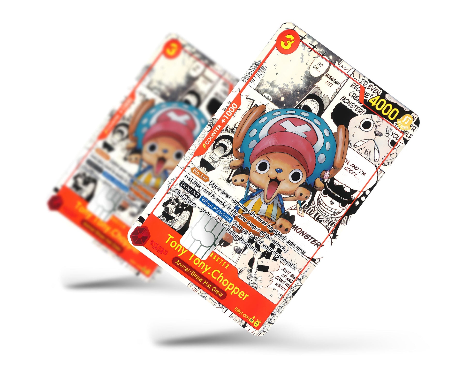 Anime Town Creations Credit Card Tony Tony Chopper Manga One Piece Card Full Skins - Anime One Piece Credit Card Skin
