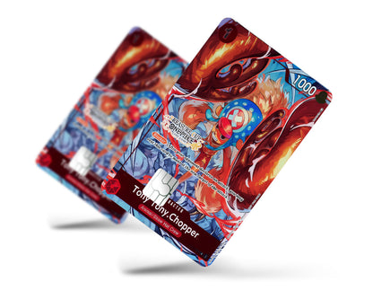 Anime Town Creations Credit Card Treasure Cup Chopper One Piece Card Full Skins - Anime One Piece Credit Card Skin