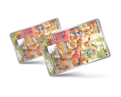 Anime Town Creations Credit Card Eevee Affair Pokemon Card Full Skins - Anime Pokemon Credit Card Skin