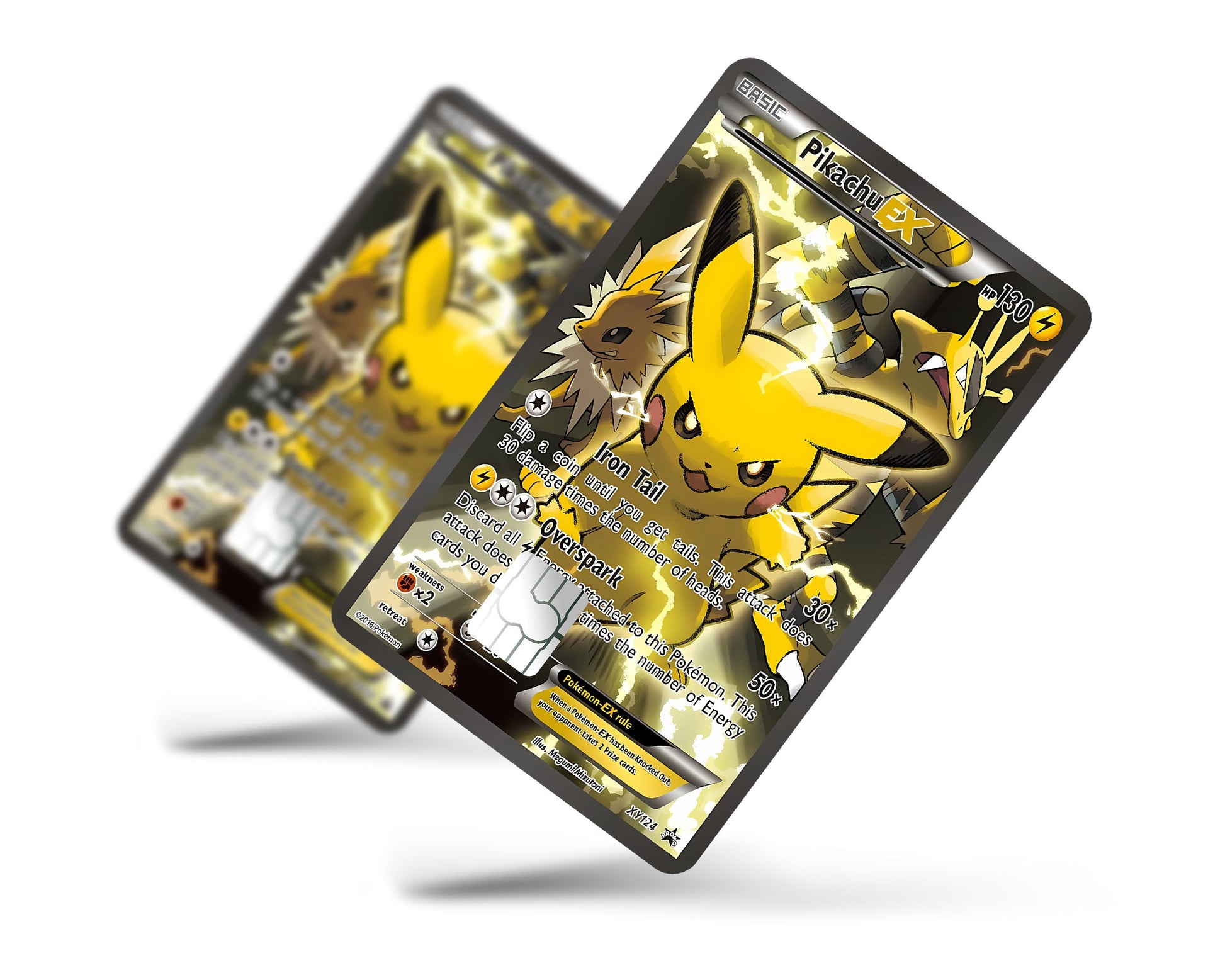 Anime Town Creations Credit Card Electric Pikachu Pokemon Card Full Skins - Anime Pokemon Credit Card Skin