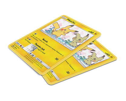 Anime Town Creations Credit Card Pikachu Mimikyu Pokemon Card Window Skins - Anime Pokemon Credit Card Skin
