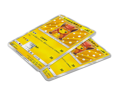 Anime Town Creations Credit Card Poncho Pikachu Vulpix Cosplay Pokemon Card Window Skins - Anime Pokemon Credit Card Skin