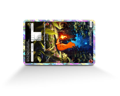 Anime Town Creations Credit Card Charmanda Pocket Pokemon Card Full Skins - Anime Pokemon Credit Card Skin