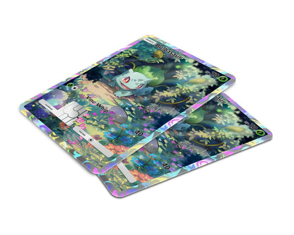 Anime Town Creations Credit Card Bulbasaur Pocket Pokemon Card Window Skins - Anime Pokemon Credit Card Skin